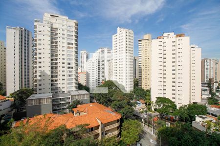 Vista da Sala de Estar e Jantar de apartamento para alugar com 2 quartos, 145m² em Paraíso, São Paulo