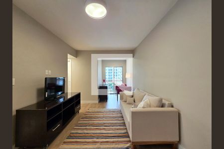 Sala de apartamento para alugar com 1 quarto, 50m² em Itaim Bibi, São Paulo