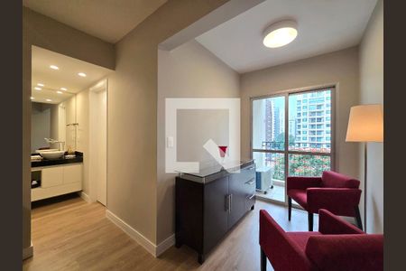 Sala de apartamento para alugar com 1 quarto, 50m² em Itaim Bibi, São Paulo