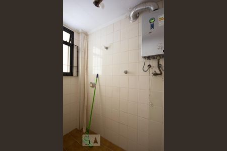 Área atrás da porta da área de serviço de apartamento à venda com 3 quartos, 92m² em Botafogo, Campinas