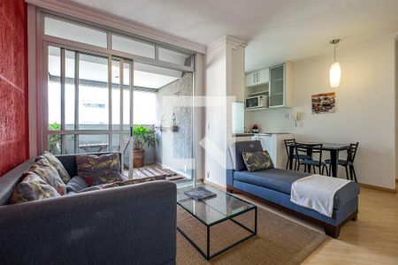 Sala de apartamento para alugar com 2 quartos, 60m² em Pinheiros, São Paulo