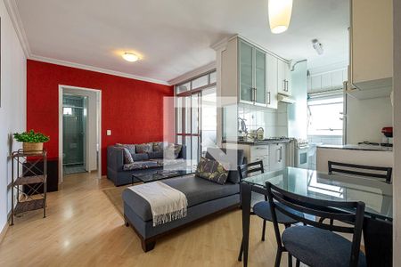 Sala de apartamento para alugar com 2 quartos, 60m² em Pinheiros, São Paulo
