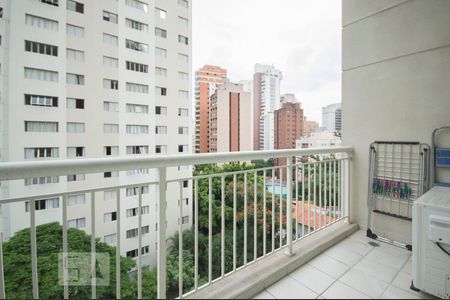 Sacada de apartamento à venda com 1 quarto, 47m² em Vila Nova Conceição, São Paulo