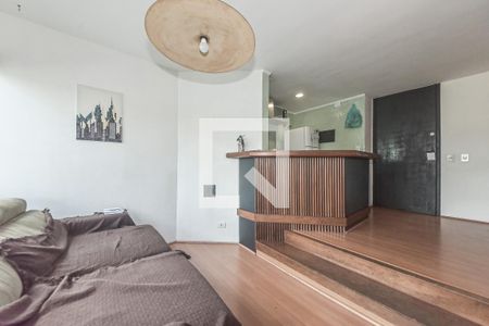 Sala  de apartamento para alugar com 1 quarto, 49m² em Cidade Monções, São Paulo