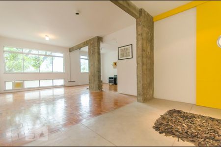 Sala (ambientes integrados) de apartamento para alugar com 1 quarto, 90m² em Higienópolis, São Paulo