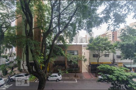Vista da sala de apartamento para alugar com 1 quarto, 90m² em Higienópolis, São Paulo