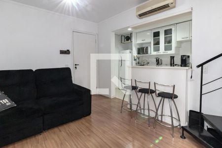 Sala de apartamento à venda com 1 quarto, 49m² em Vila Olímpia, São Paulo