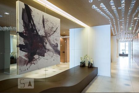 Hall de Entrada de apartamento à venda com 1 quarto, 54m² em Brooklin Paulista, São Paulo