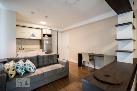 Sala de apartamento à venda com 1 quarto, 54m² em Brooklin Paulista, São Paulo