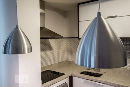 Detalhe Sala de apartamento à venda com 1 quarto, 54m² em Brooklin Paulista, São Paulo