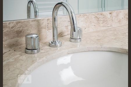 Detalhe Wc de apartamento à venda com 1 quarto, 54m² em Brooklin Paulista, São Paulo