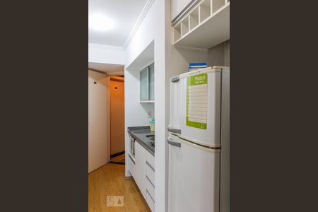 Cozinha de apartamento para alugar com 1 quarto, 40m² em Vila Olímpia, São Paulo