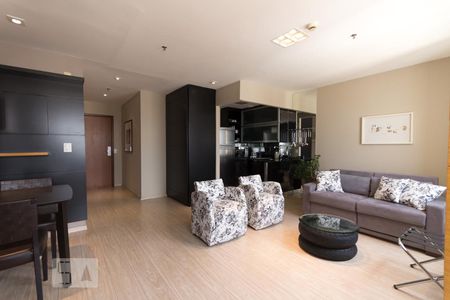 Sala de apartamento à venda com 1 quarto, 50m² em Vila Olímpia, São Paulo