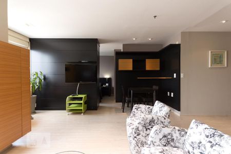 Sala de apartamento à venda com 1 quarto, 50m² em Vila Olímpia, São Paulo