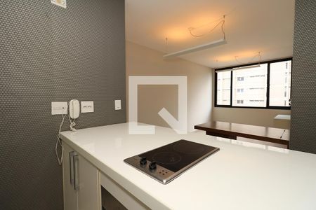 Cozinha de apartamento para alugar com 1 quarto, 40m² em Vila Madalena, São Paulo