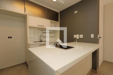 Cozinha de apartamento para alugar com 1 quarto, 40m² em Vila Madalena, São Paulo