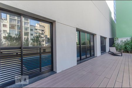 Apartamento para alugar com 50m², 1 quarto e 1 vagaArea externa da piscina