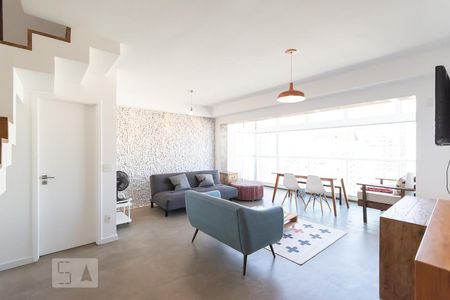Sala de apartamento à venda com 1 quarto, 83m² em Vila Gertrudes, São Paulo