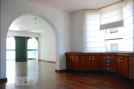 sala de jantar de apartamento à venda com 3 quartos, 143m² em Cambuí, Campinas