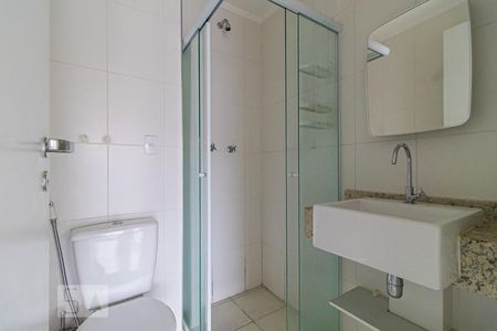 Banheiro de kitnet/studio à venda com 1 quarto, 28m² em Bela Vista, São Paulo