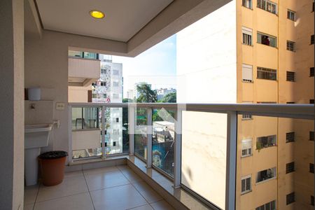 Varanda da Sala de apartamento para alugar com 1 quarto, 35m² em Consolação, São Paulo