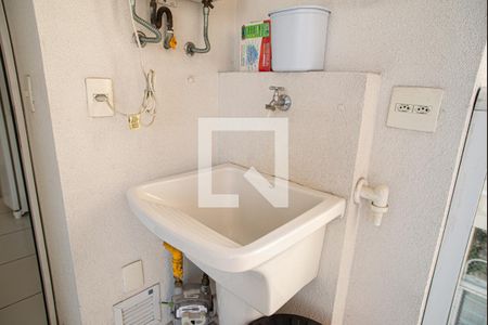 Varanda da Sala - Tanque de apartamento para alugar com 1 quarto, 35m² em Consolação, São Paulo