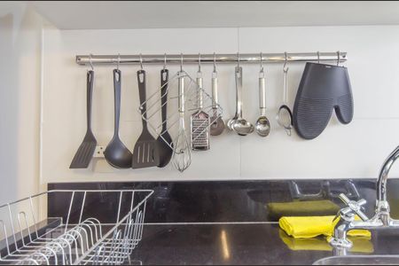 Apartamento para alugar com 40m², 1 quarto e 1 vagaDetalhe cozinha