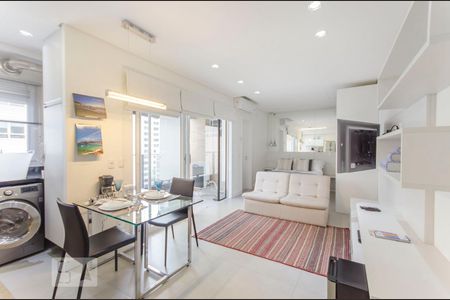 Sala de apartamento para alugar com 1 quarto, 40m² em Paraíso, São Paulo