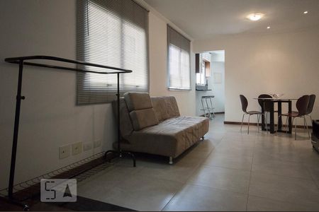 Sala de apartamento à venda com 1 quarto, 42m² em Vila Olímpia, São Paulo