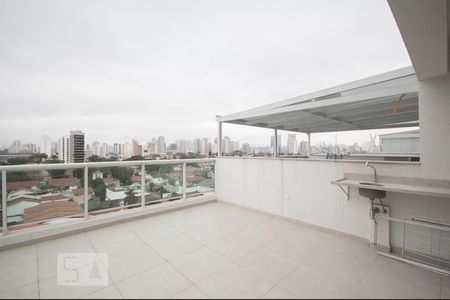 Varanda Gourmet de apartamento à venda com 1 quarto, 57m² em Brooklin Paulista, São Paulo