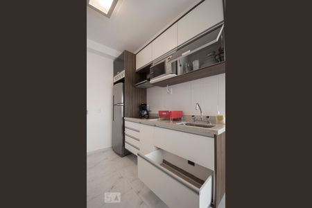 Cozinha de apartamento à venda com 1 quarto, 57m² em Brooklin Paulista, São Paulo