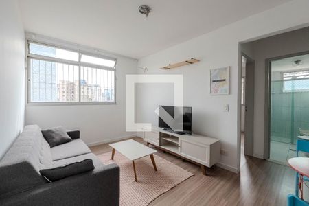 Sala de apartamento à venda com 1 quarto, 48m² em Bela Vista, São Paulo
