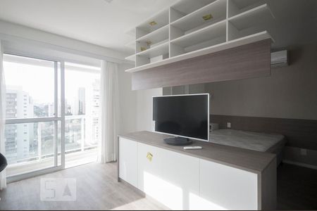 Sala de kitnet/studio à venda com 1 quarto, 51m² em Brooklin Paulista, São Paulo