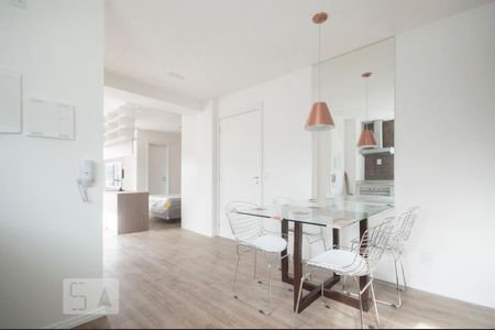 Sala de Jantar de kitnet/studio à venda com 1 quarto, 51m² em Brooklin Paulista, São Paulo