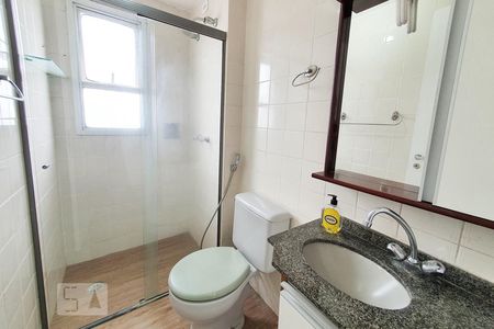 Banheiro da Suíte de apartamento para alugar com 2 quartos, 53m² em Barra Funda, São Paulo
