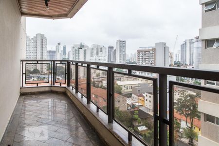 Varanda da Sala 2 de apartamento à venda com 4 quartos, 270m² em Brooklin Paulista, São Paulo