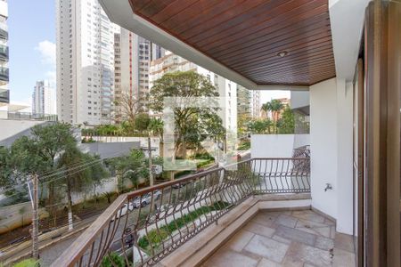 Varanda da Sala de apartamento para alugar com 3 quartos, 130m² em Brooklin Paulista, São Paulo