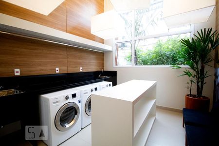 Studio para alugar com 45m², 1 quarto e 1 vagaLavanderia