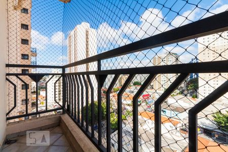 varanda da Sala de apartamento para alugar com 2 quartos, 64m² em Vila Monte Alegre, São Paulo
