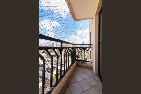 varanda da Sala de apartamento para alugar com 2 quartos, 64m² em Vila Monte Alegre, São Paulo
