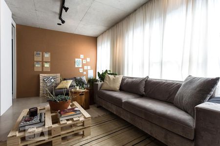 Sala de apartamento para alugar com 1 quarto, 69m² em Campo Belo, São Paulo