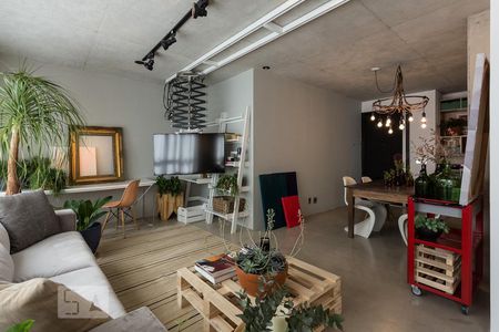 Sala de apartamento para alugar com 1 quarto, 69m² em Campo Belo, São Paulo
