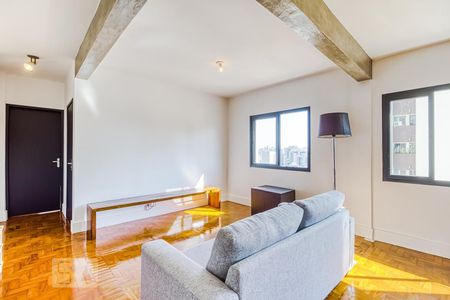 Sala de apartamento à venda com 1 quarto, 65m² em Vila Nova Conceição, São Paulo