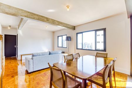 Sala de apartamento à venda com 1 quarto, 65m² em Vila Nova Conceição, São Paulo