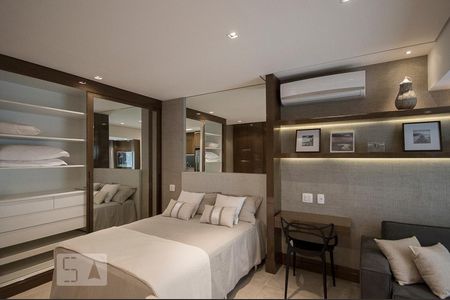 Apartamento para alugar com 35m², 1 quarto e 1 vagaQuarto/Sala