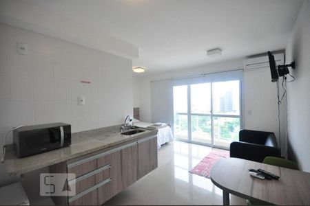sala de kitnet/studio à venda com 1 quarto, 32m² em Brooklin Paulista, São Paulo