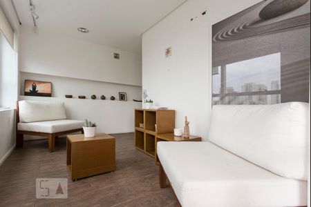 Área de descanso de kitnet/studio à venda com 1 quarto, 32m² em Brooklin Paulista, São Paulo