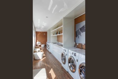 Lavanderia de kitnet/studio à venda com 1 quarto, 32m² em Brooklin Paulista, São Paulo