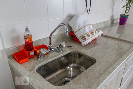 Cozinha de apartamento à venda com 1 quarto, 27m² em Brooklin Paulista, São Paulo