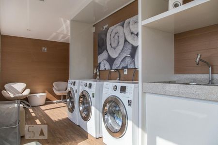 Studio à venda com 27m², 1 quarto e 1 vagaLavanderia